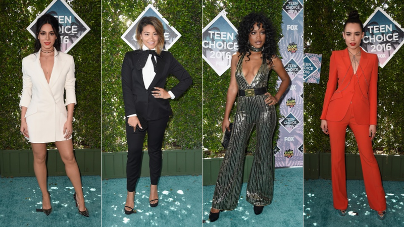 Illustration for article titled A Vast Range of Going-Out Looks on the (RIGGED??!!) Teen Choice Awards Red Carpet